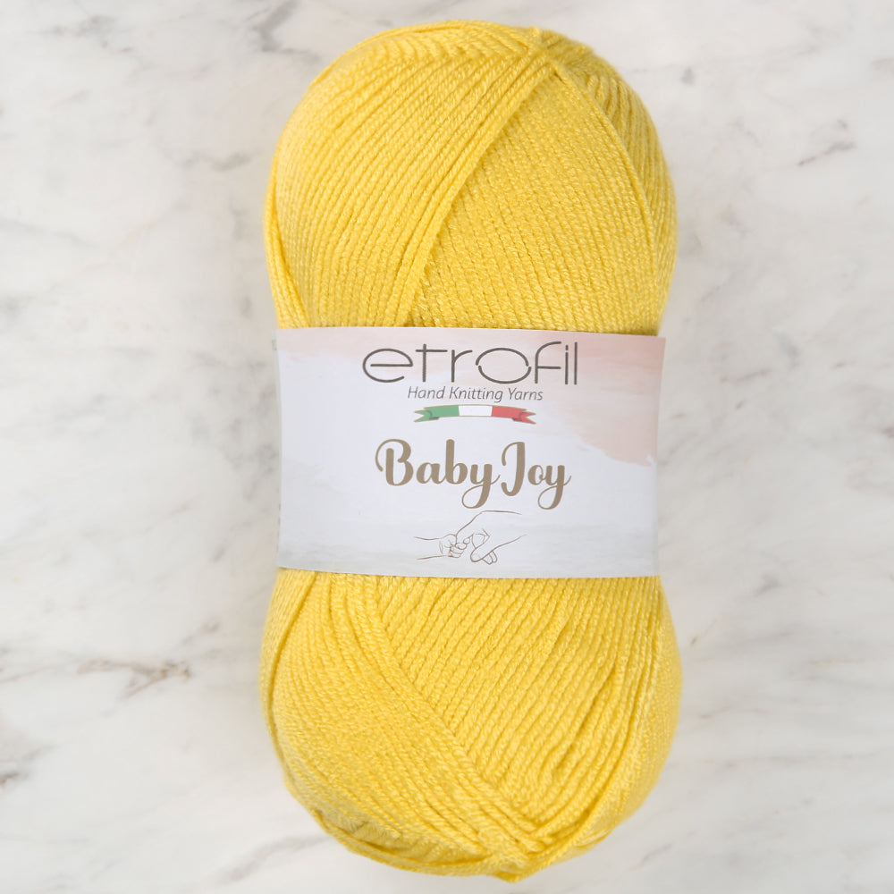 Etrofil Baby Joy Knitting Yarn, Yellow - 80027