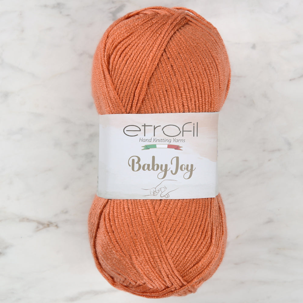 Etrofil Baby Joy Knitting Yarn, Orange - 80028