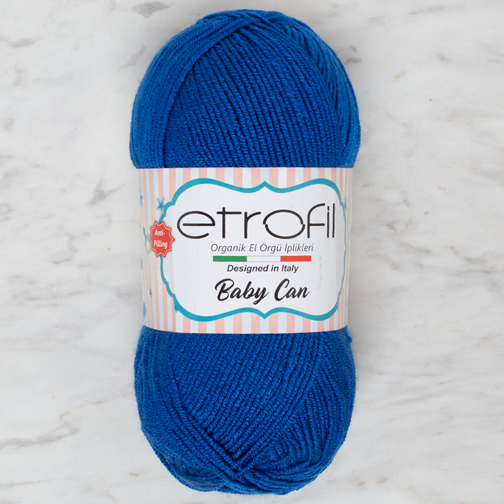 Etrofil Baby Can Knitting Yarn, Saxe Blue - 80053