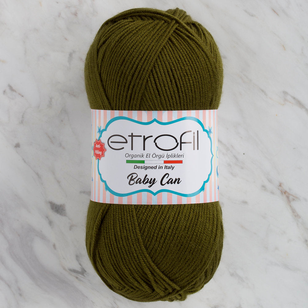 Etrofil Baby Can Knitting Yarn, Khaki - 80048