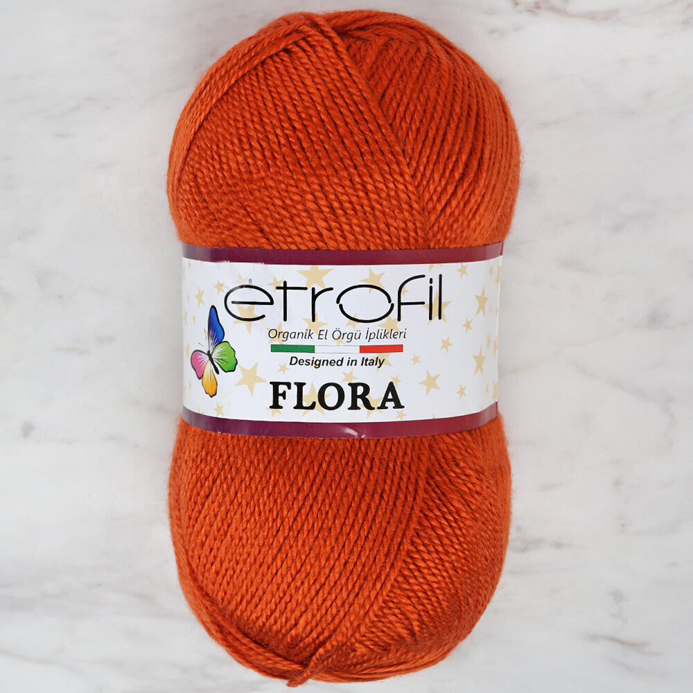 Etrofil Flora Knitting Yarn, Plum - 73049