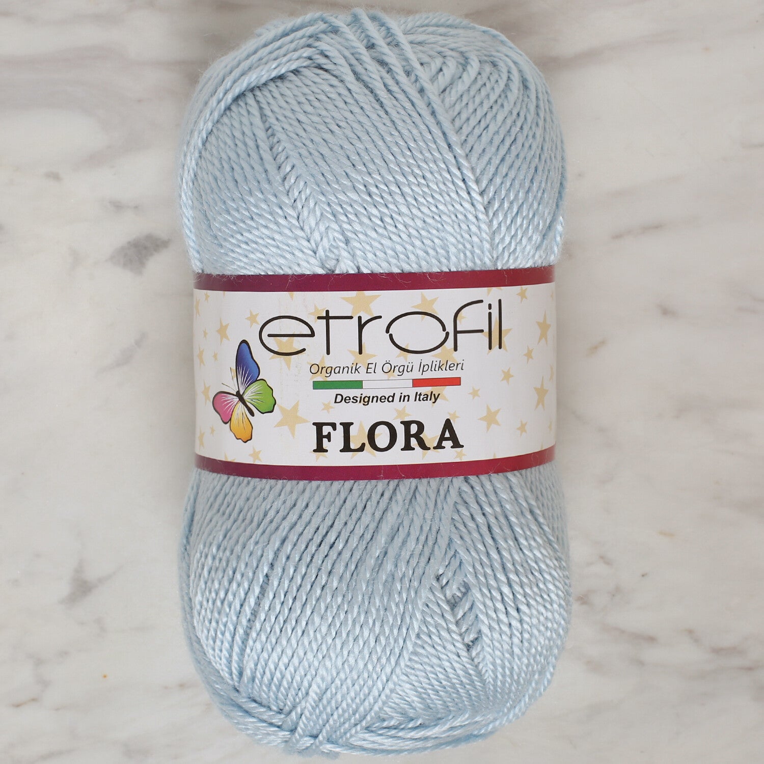 Etrofil Flora Yarn, Baby Blue -75046