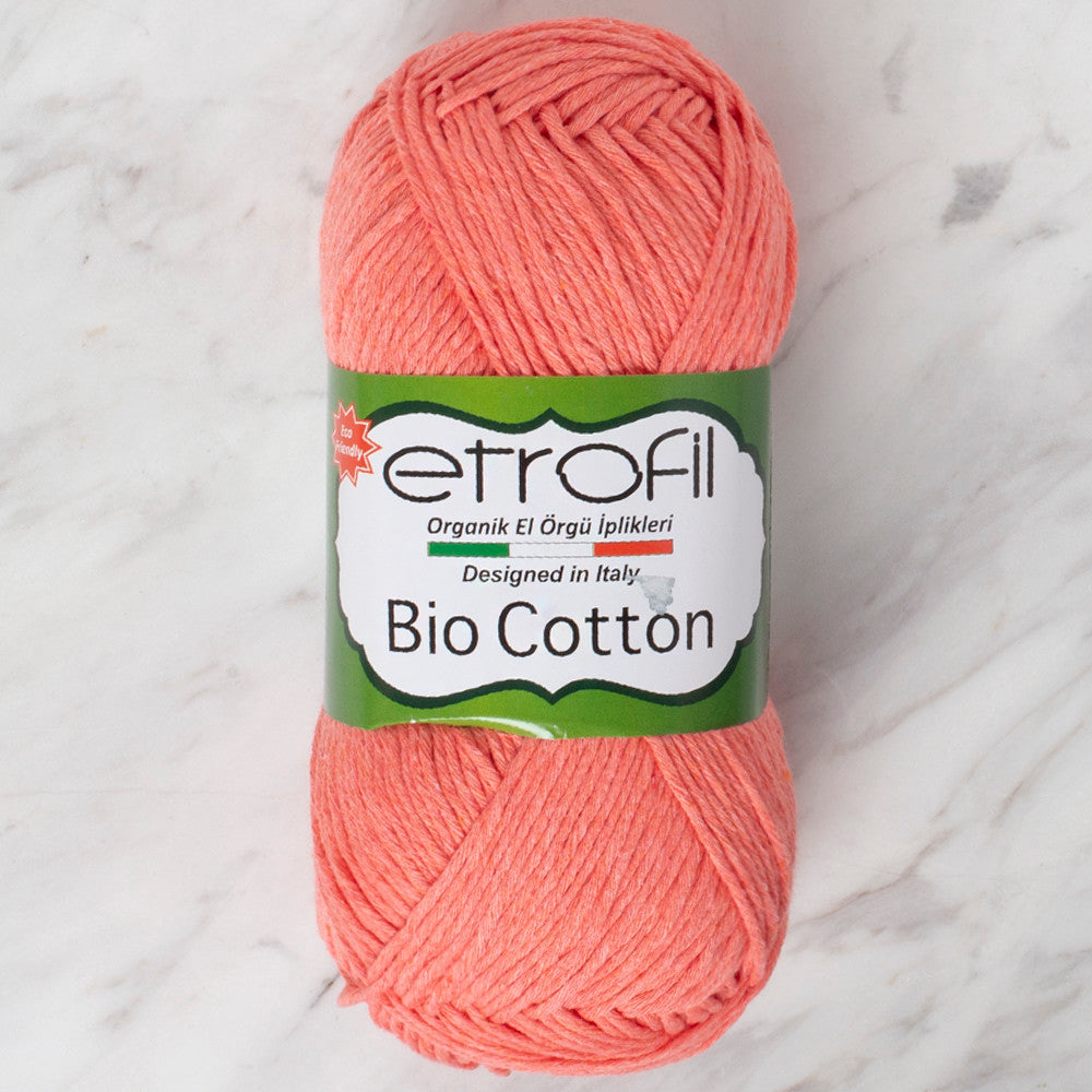 Etrofil Bio Cotton Knitting Yarn, Vermillion - 10603