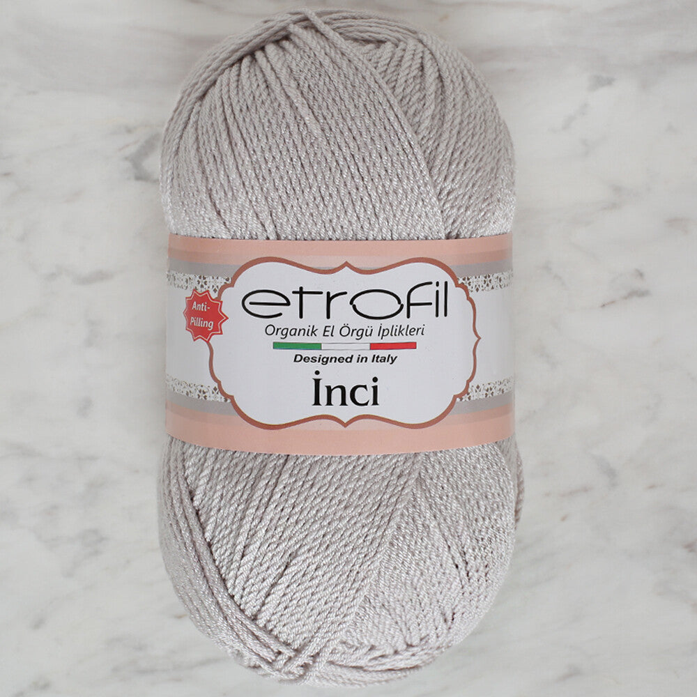 Etrofil İnci Yarn, Light Grey- 70998