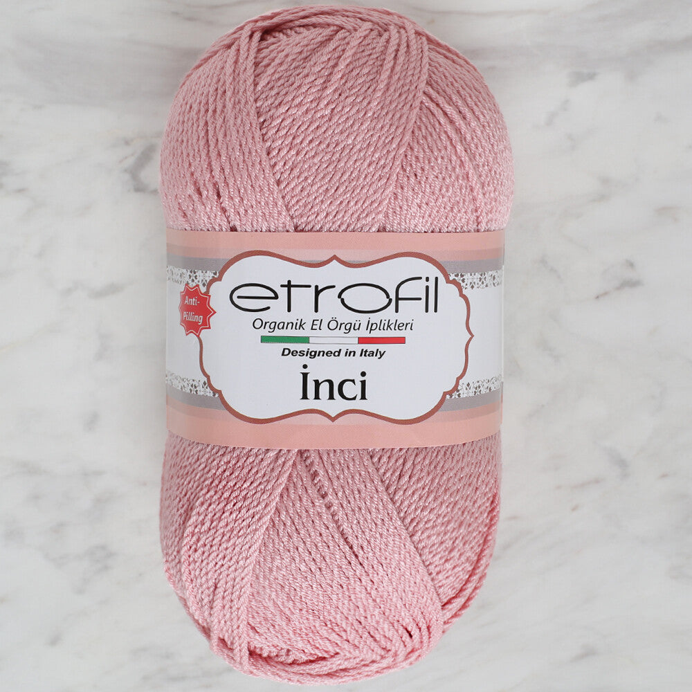 Etrofil İnci Yarn, Powder Pink - 73099