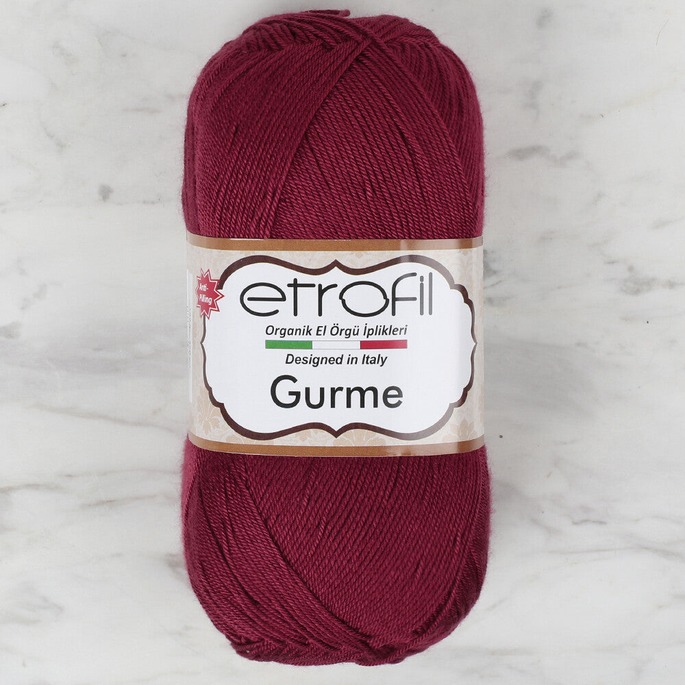 Etrofil Gurme Knitting Yarn, Claret - 73104