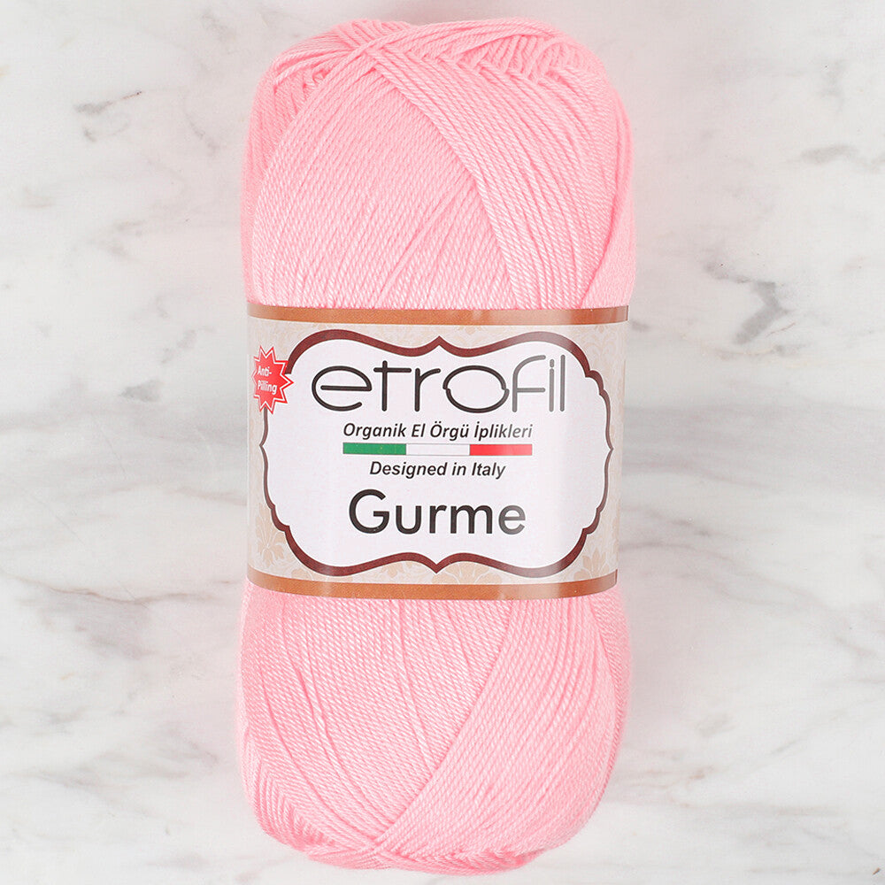 Etrofil Gurme Knitting Yarn, Baby Pink - 73098