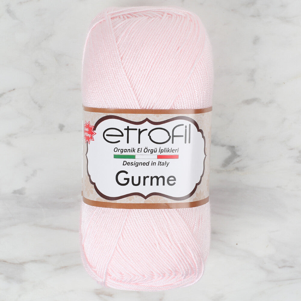 Etrofil Gurme Knitting Yarn, Light Pink - 73038