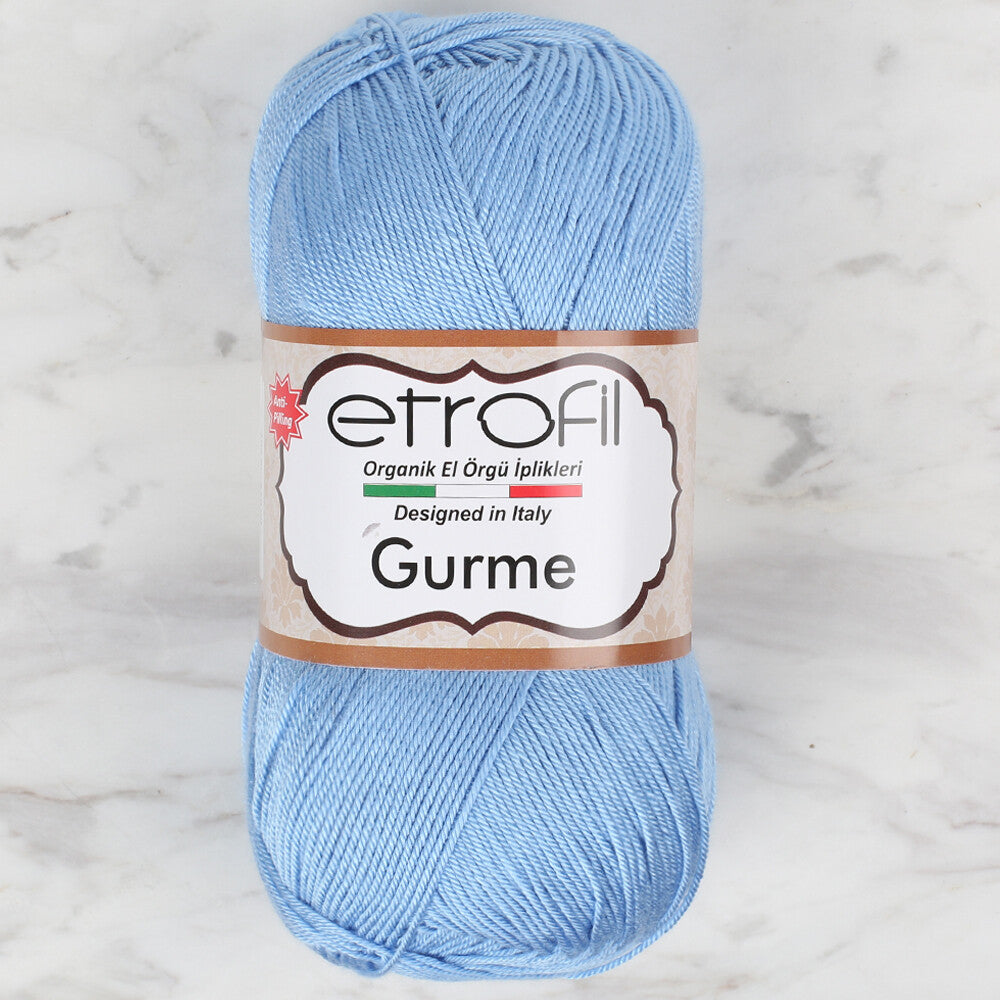 Etrofil Gurme Knitting Yarn, Blue - 75028