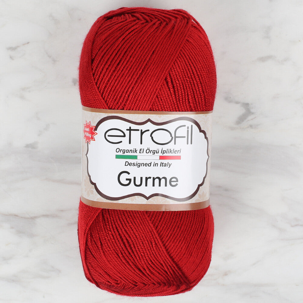 Etrofil Gurme Knitting Yarn, Dark Red - 73047