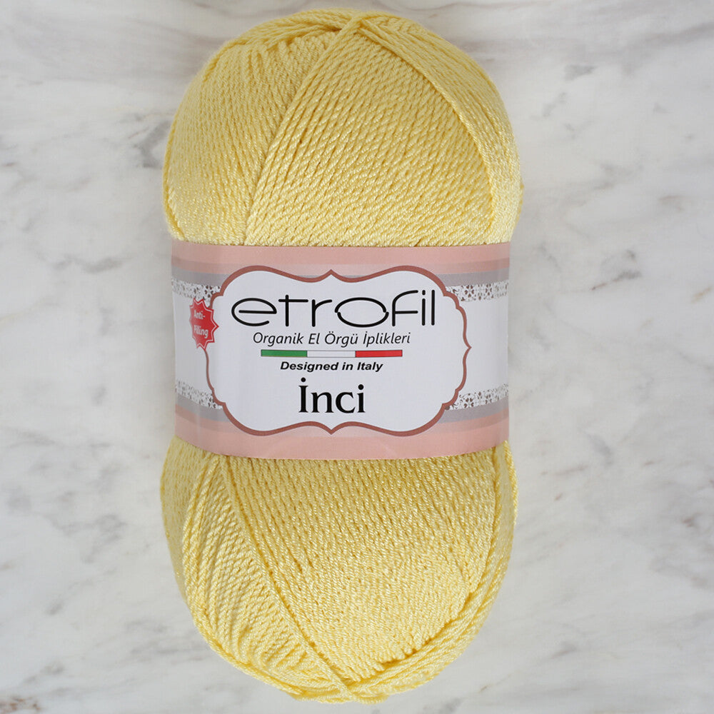 Etrofil İnci Yarn, Yellow - 72008