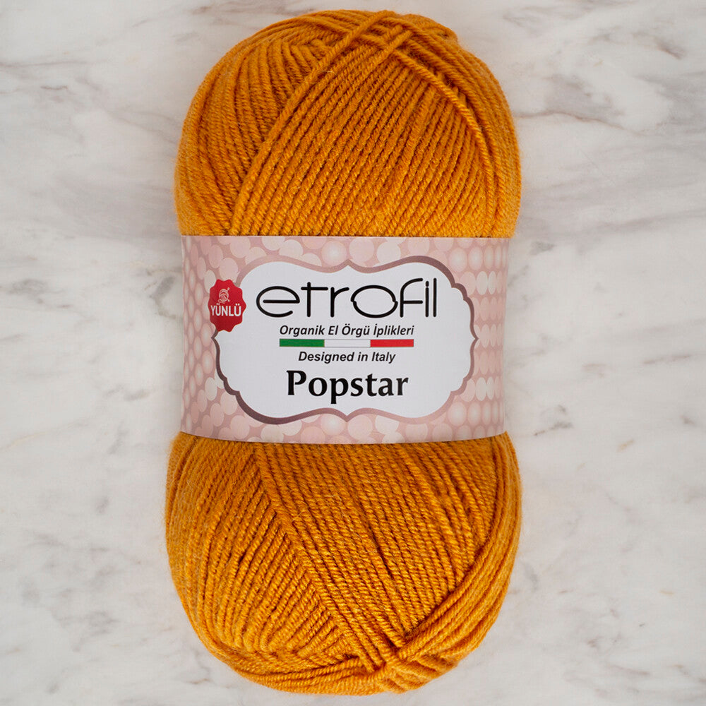 Etrofil Popstar Yarn, Dark Yellow - 72061