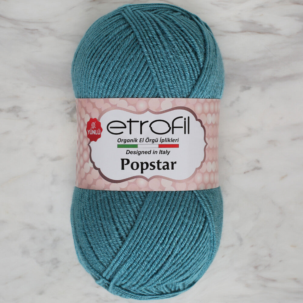 Etrofil Popstar Yarn, Petrol Blue - 74066