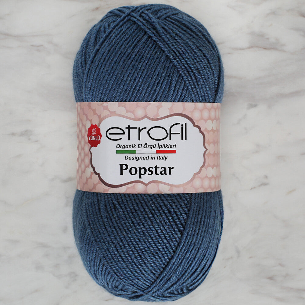 Etrofil Popstar Yarn, Petrol Blue - 75096