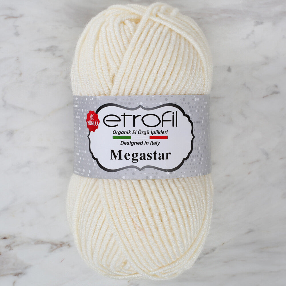 Etrofil Megastar Yarn, Cream - 70169