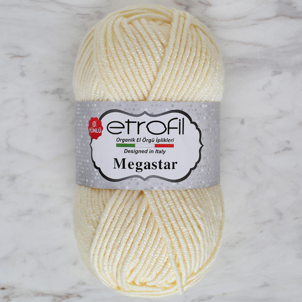 Etrofil Megastar Yarn, Cream - 70299