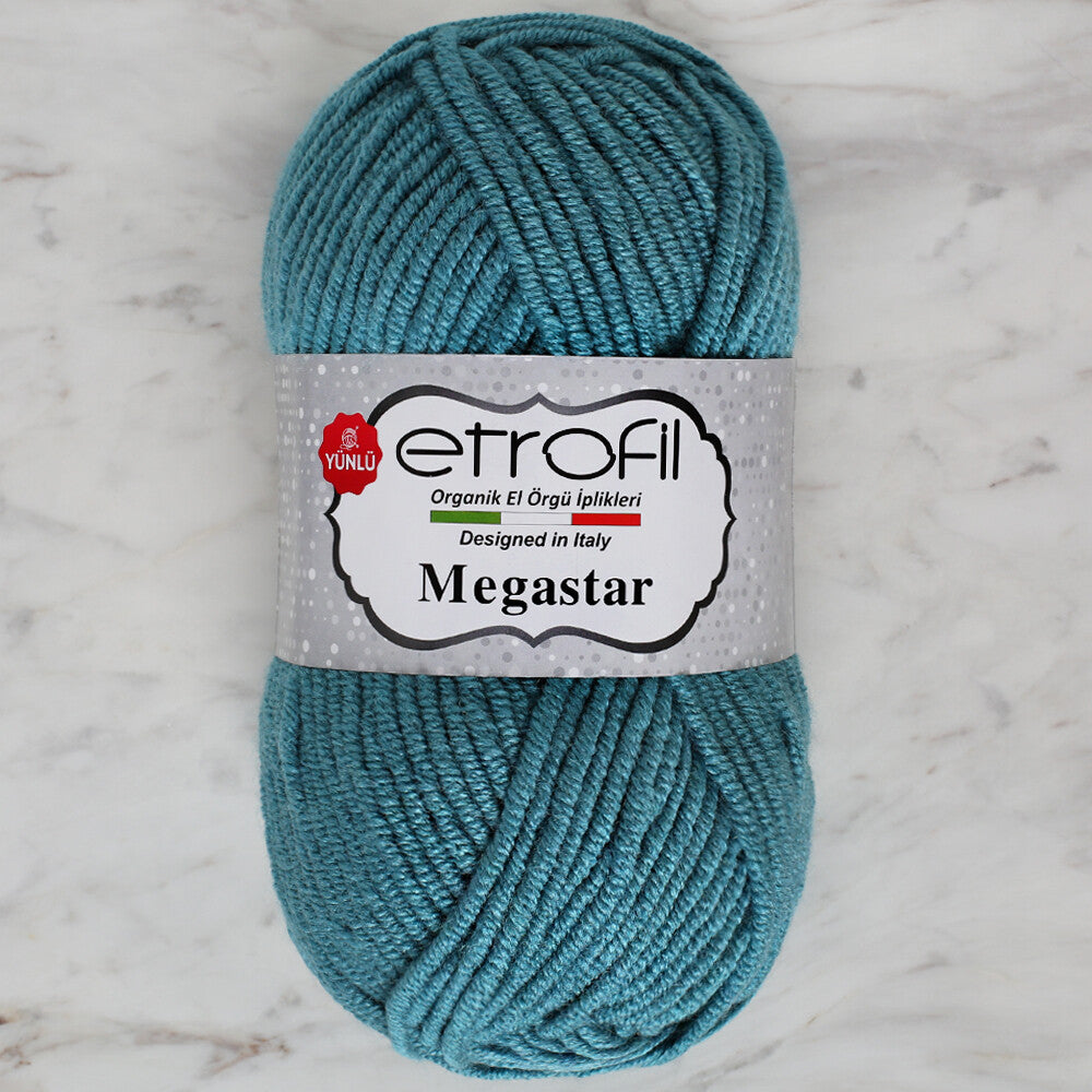 Etrofil Megastar Yarn, Petrol Blue - 74066