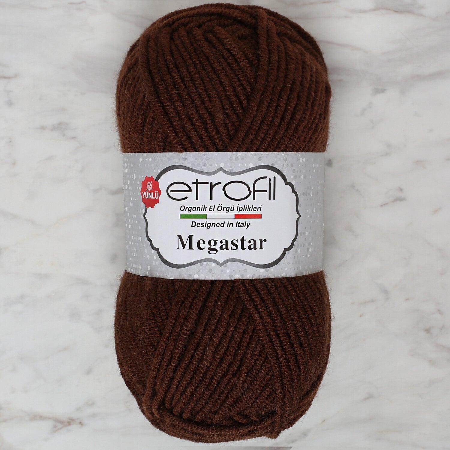 Etrofil Megastar Yarn, Dark Brown - 77013