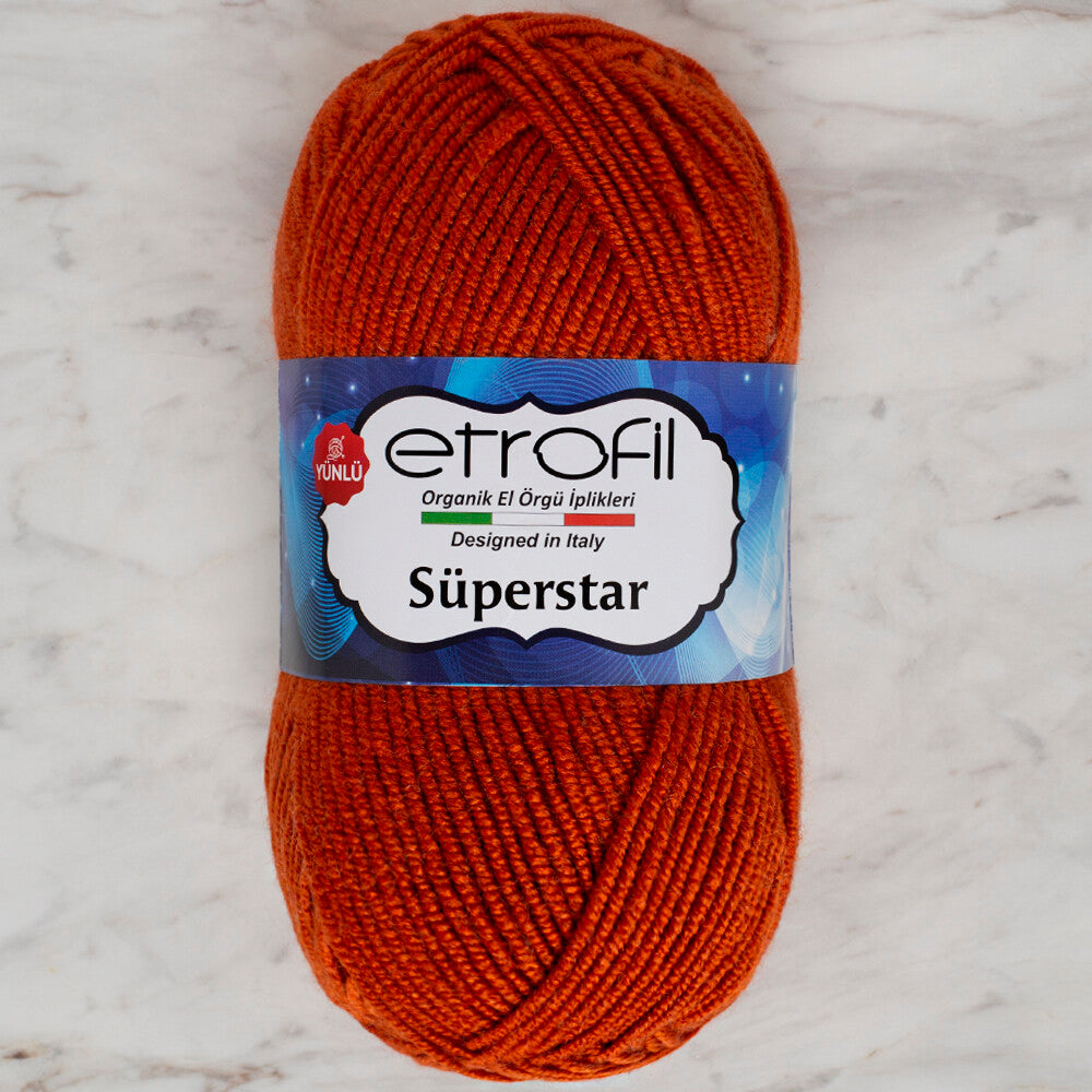 Etrofil Süperstar Yarn, Brick - 72006