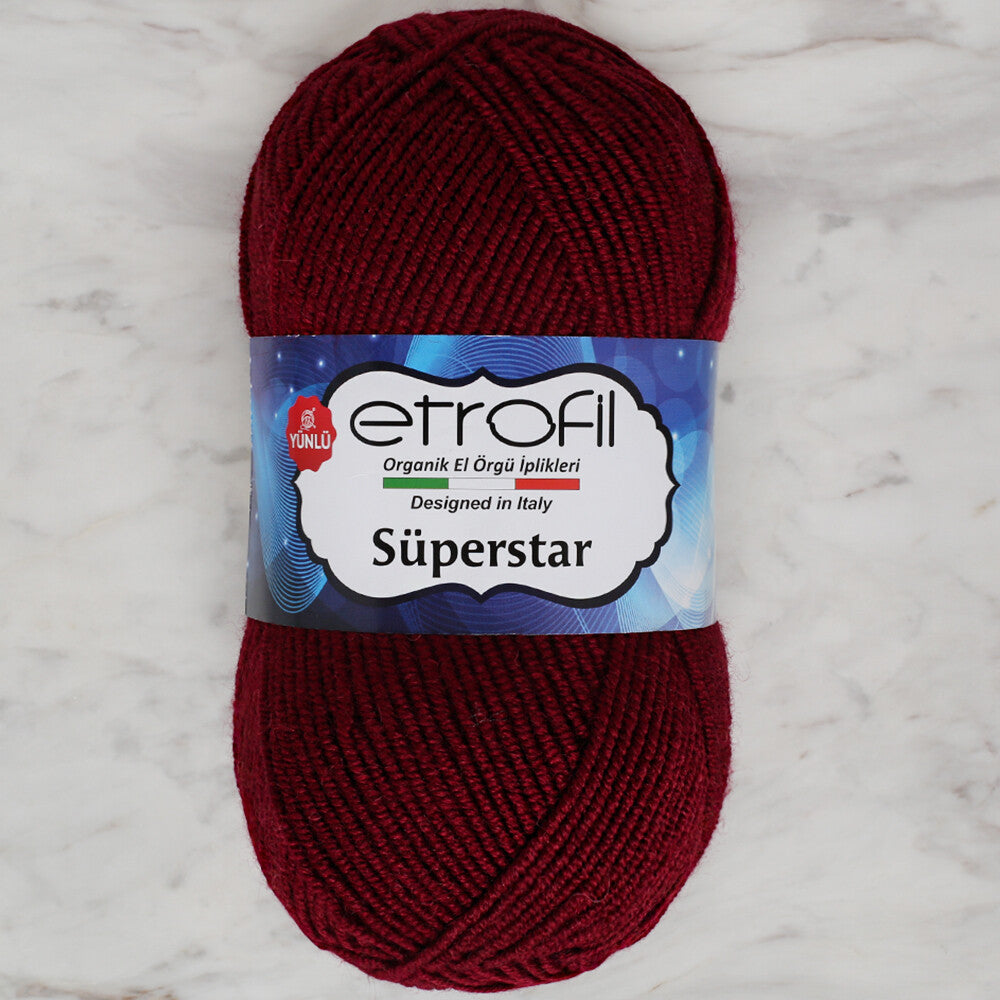 Etrofil Süperstar Yarn, Claret - 73143