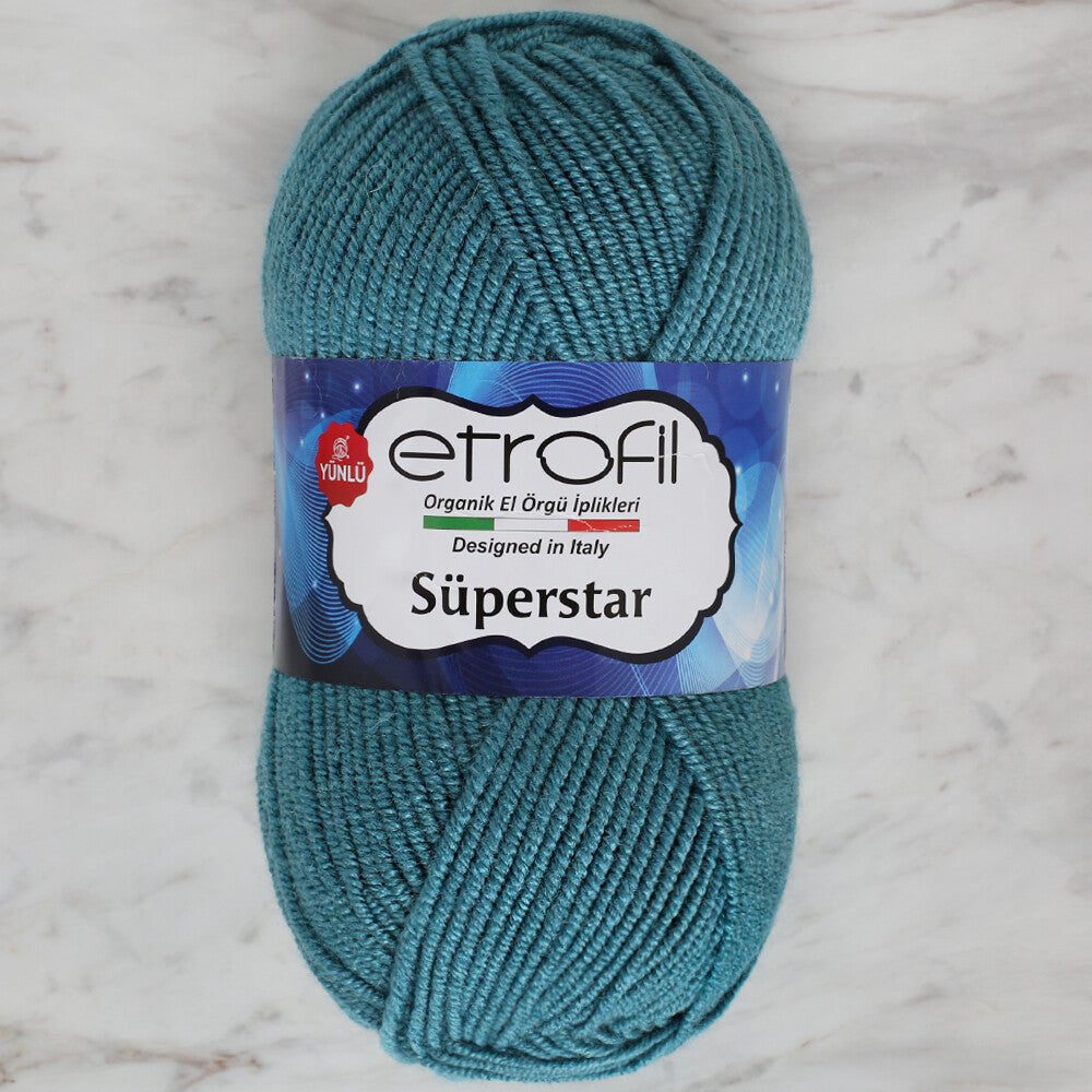 Etrofil Süperstar Yarn, Petrol Blue - 74066