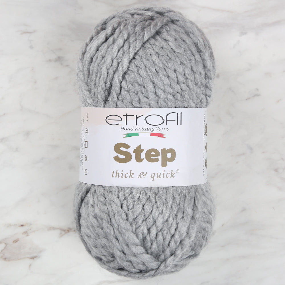 Etrofil Step Hand Knitting Yarn,Grey - 79055