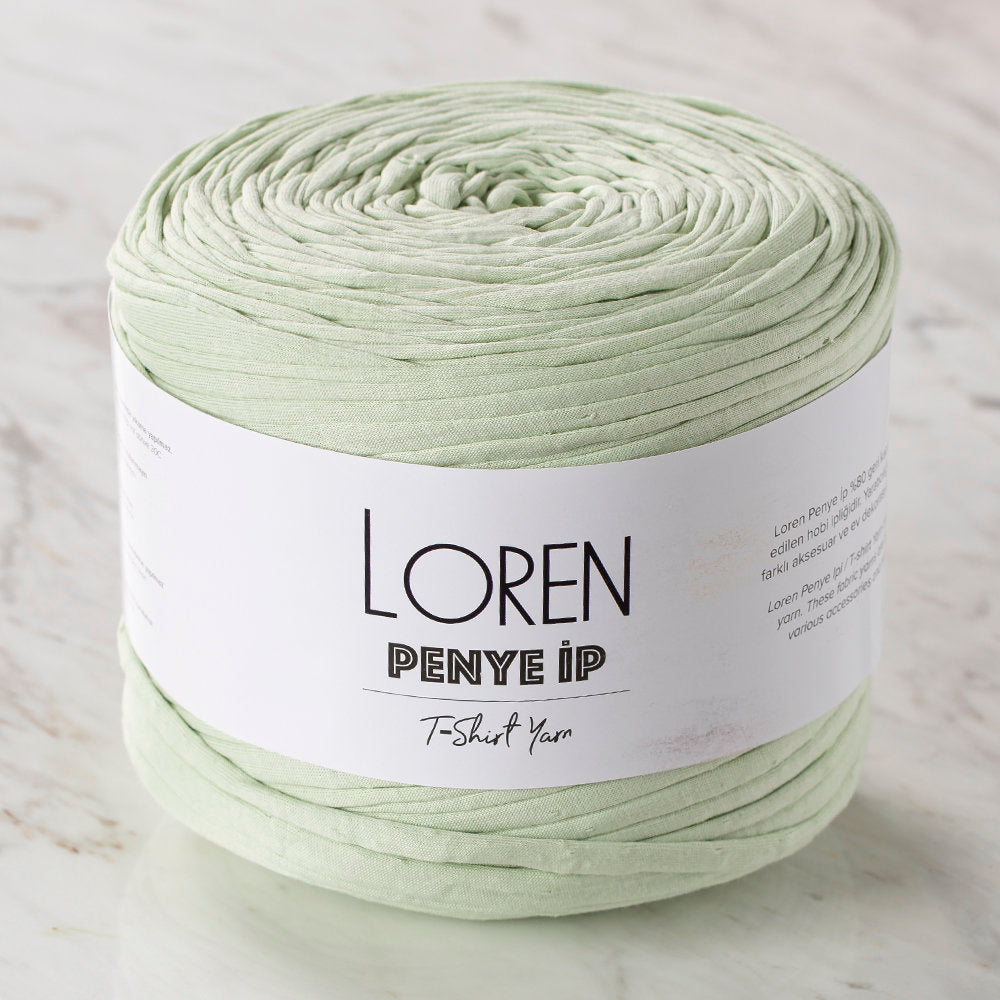 Loren T-shirt Yarn, Pastel Green - 48