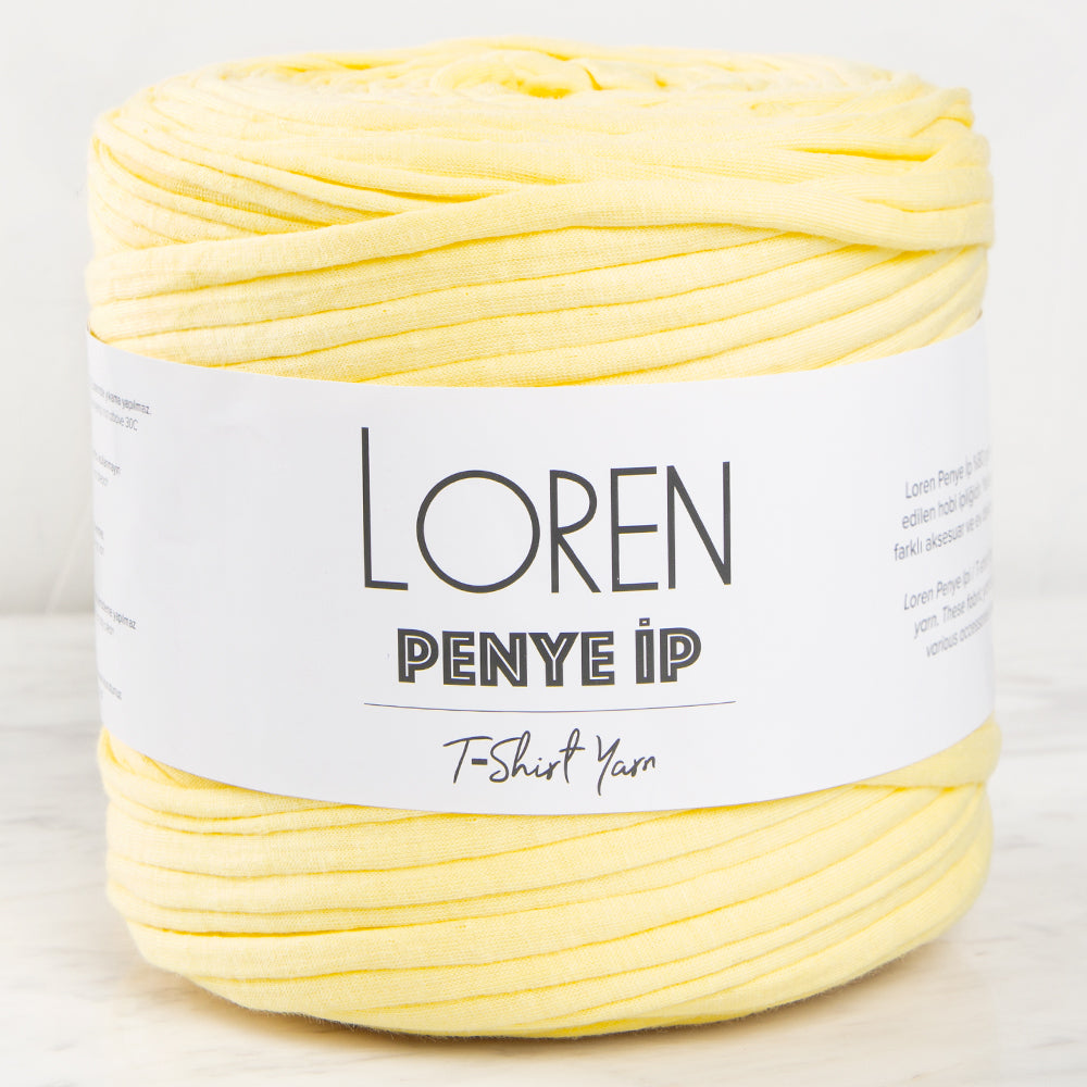 Loren T-shirt Yarn, Light Yellow - 44