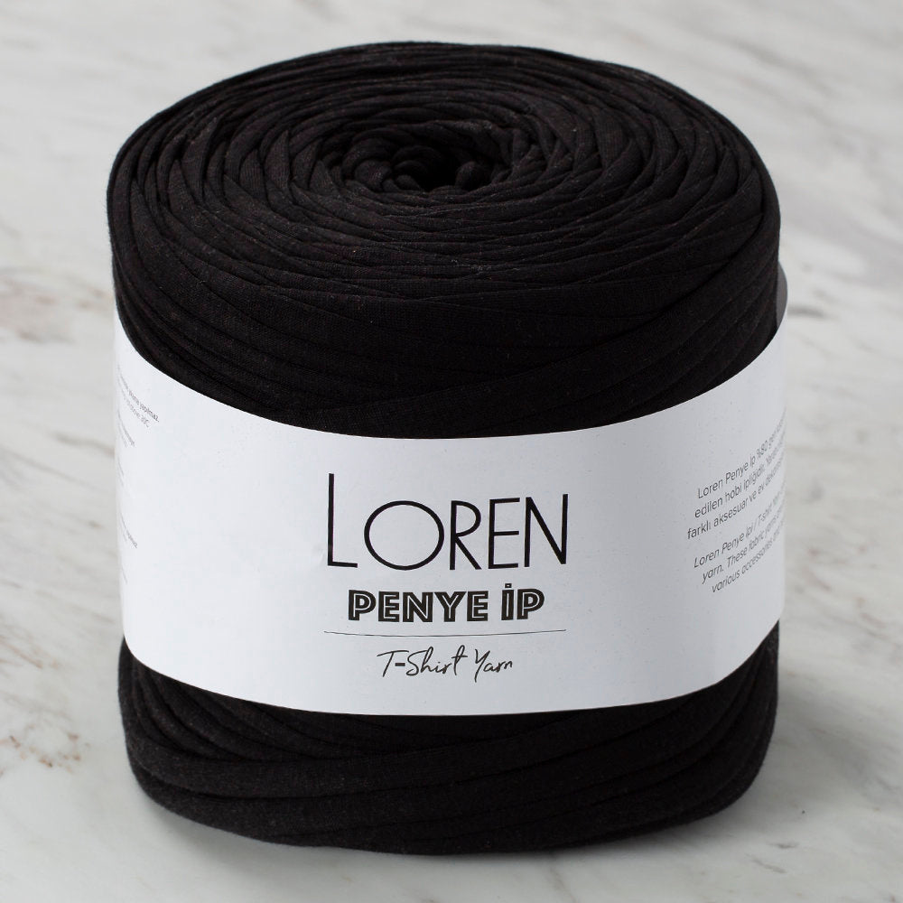 Loren T-shirt Yarn, Black - 53