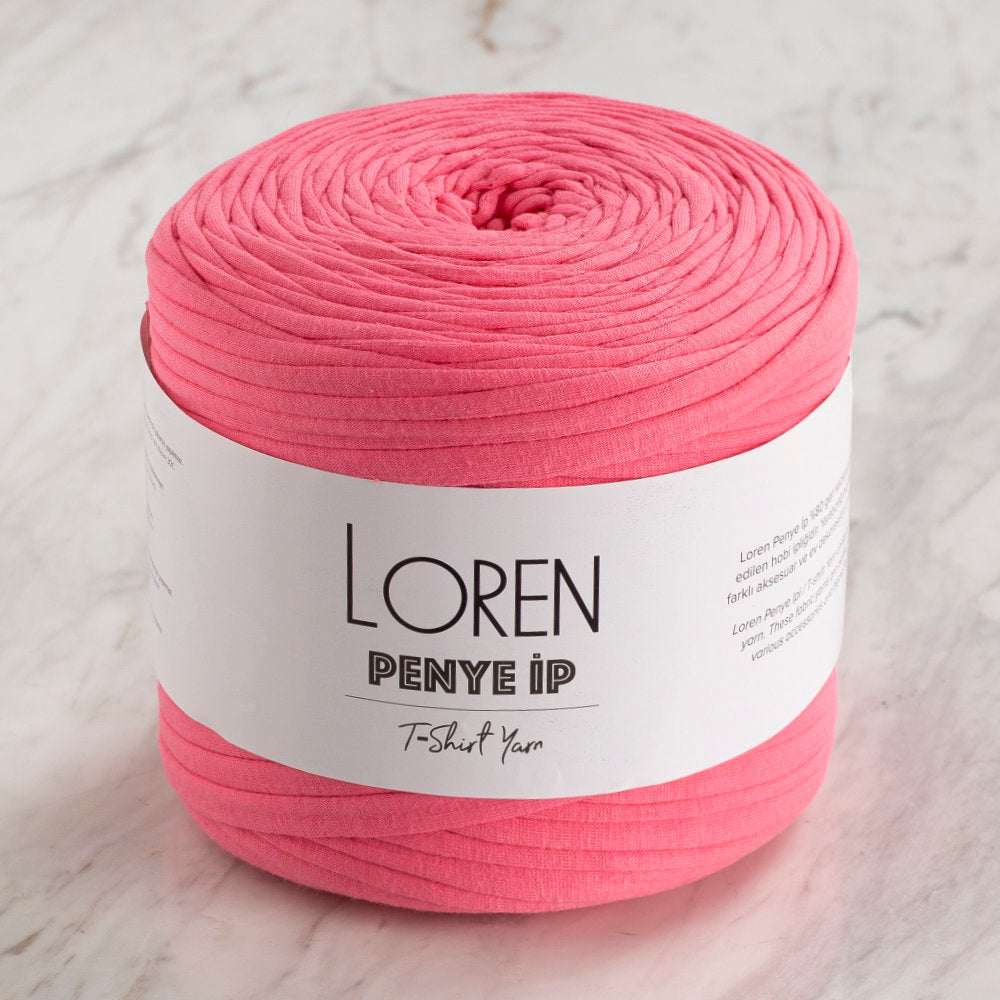 Loren T-Shirt Yarn, Pinkish Orange - 60