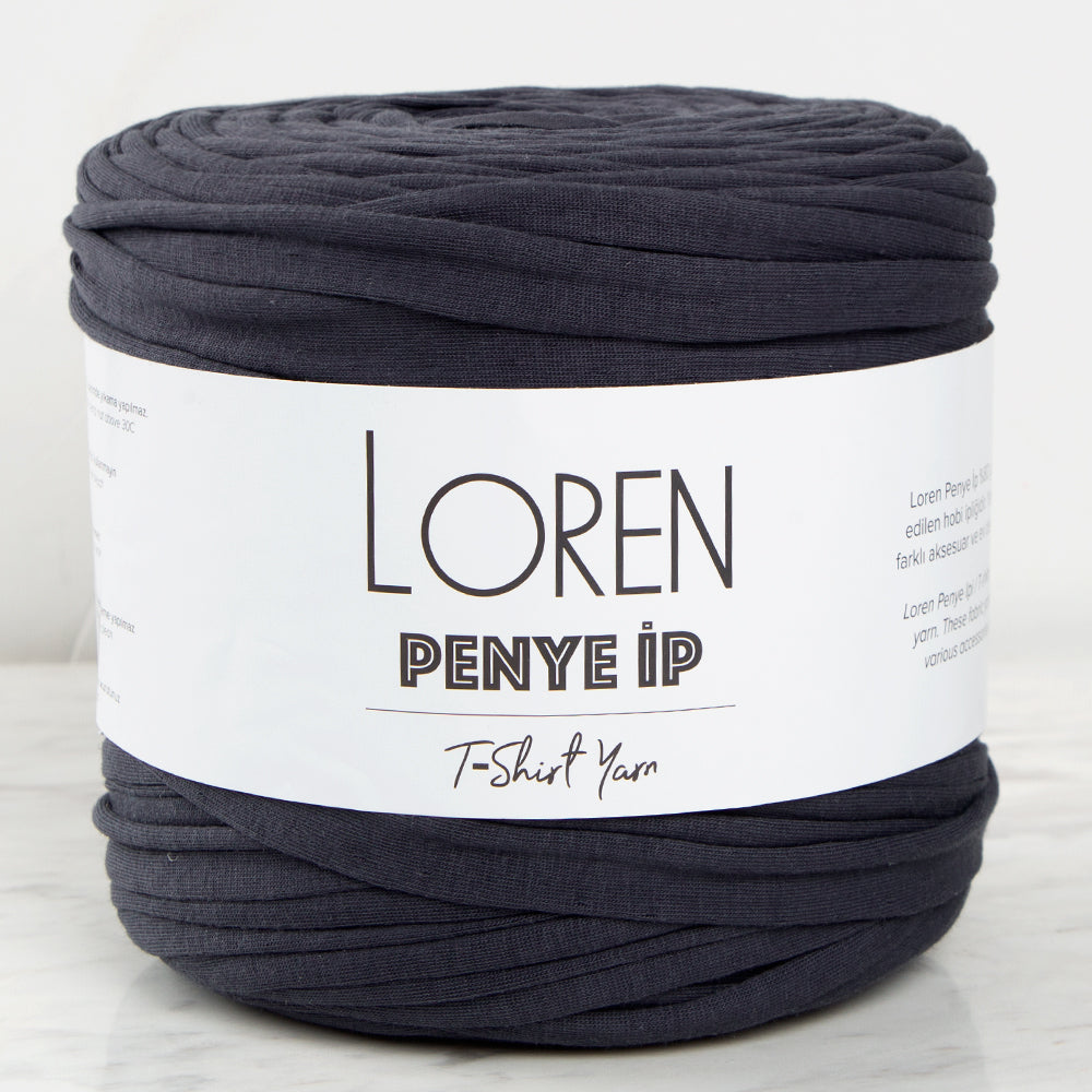 Loren T-Shirt Yarn, Anthracite - 65