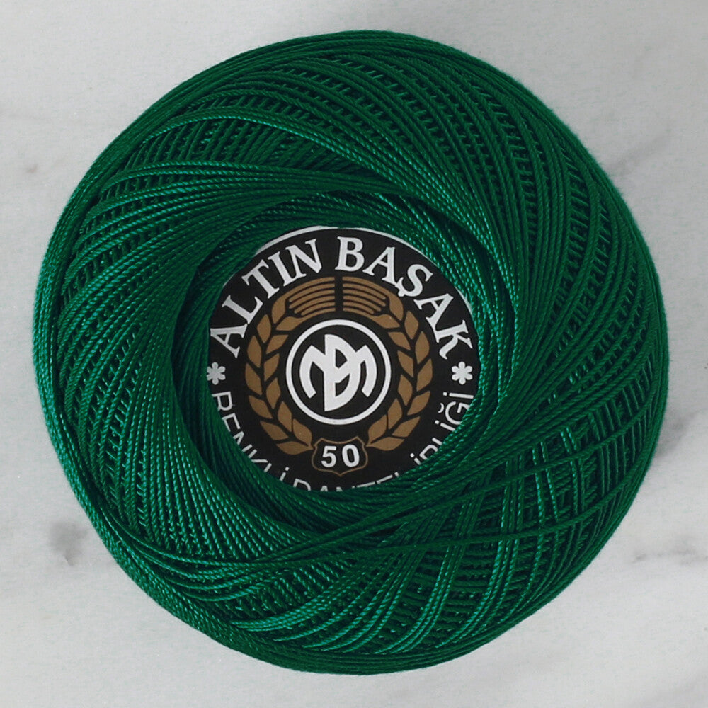 Altinbasak No: 50 Lace Thead Ball, Classic Green - 0009