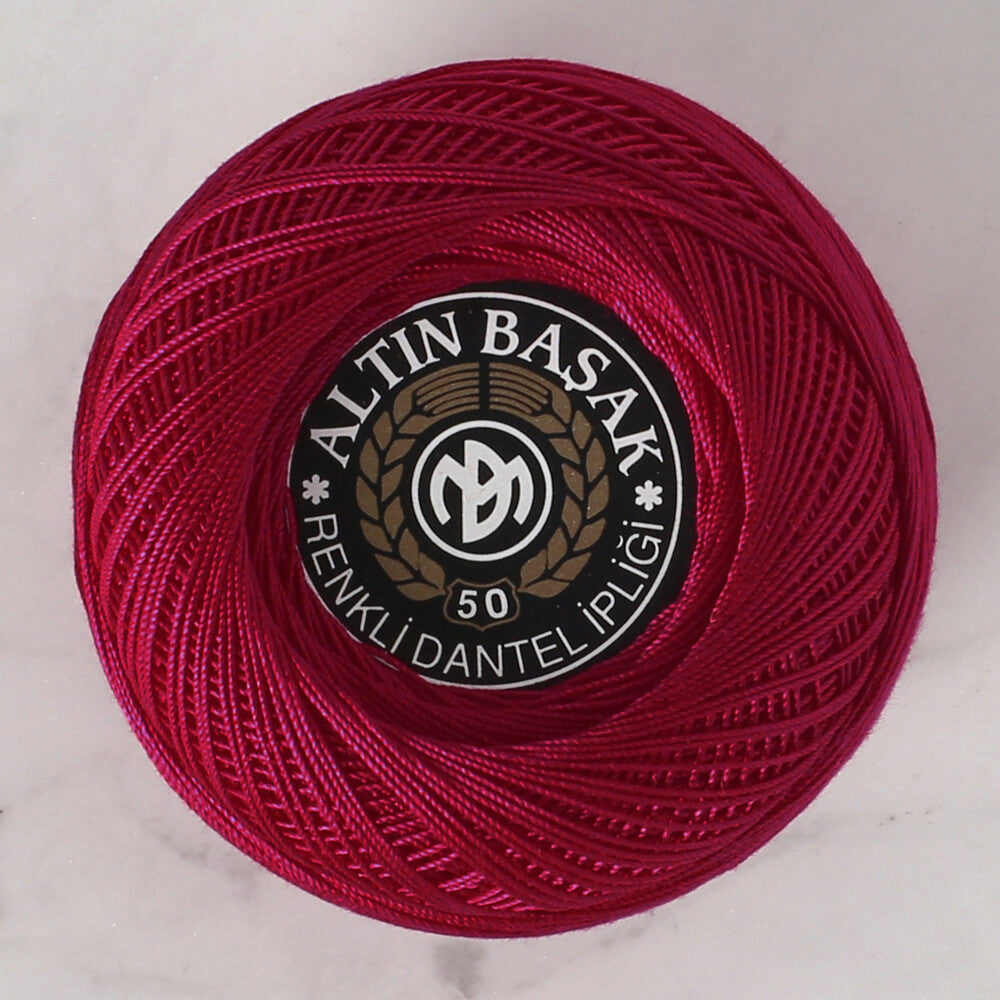 Altınbaşak Klasik No: 50 Lace Thread Ball, Fuchsia - 726 - 26