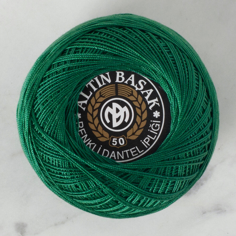 Altınbaşak Klasik No: 50 Lace Thread Ball, Green - 334 - 26