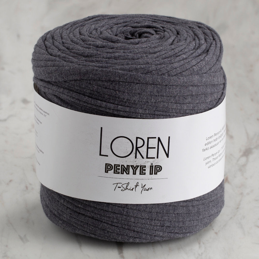 Loren T-Shirt Yarn, Heather Grey - 85