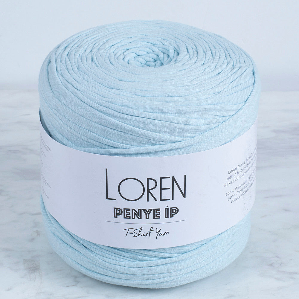 Loren T-Shirt Yarn, Light Baby Blue - 08