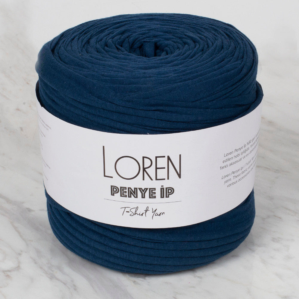 Loren T-Shirt Yarn, Petrol Blue - 103