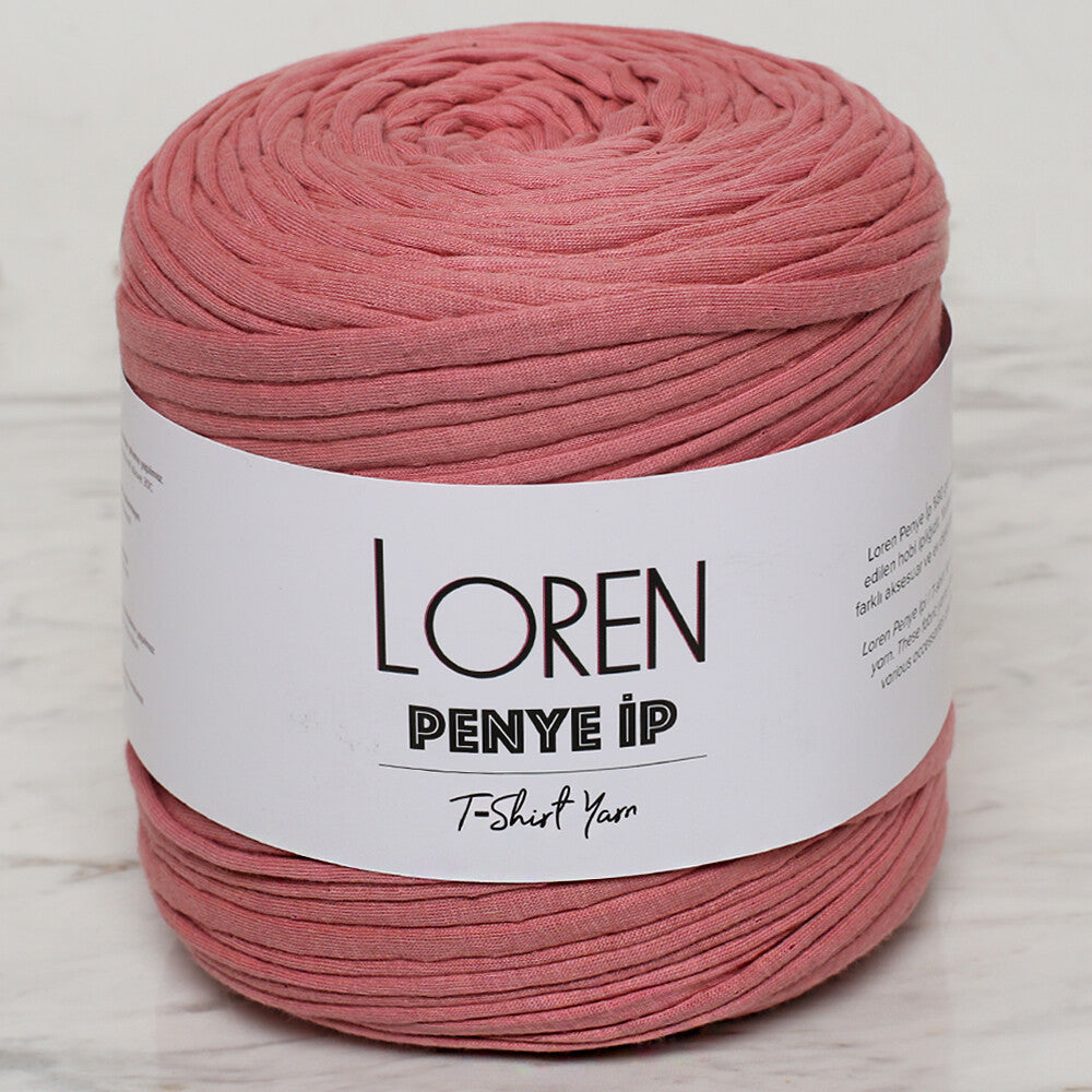 Loren T-Shirt Yarn, Dusty Pink - 146