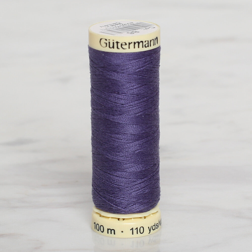 Gütermann Sewing Thread, 100m, Light Navy Blue - 86