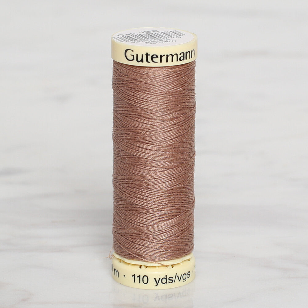 Gütermann Sewing Thread, 100m, Brown  - 139