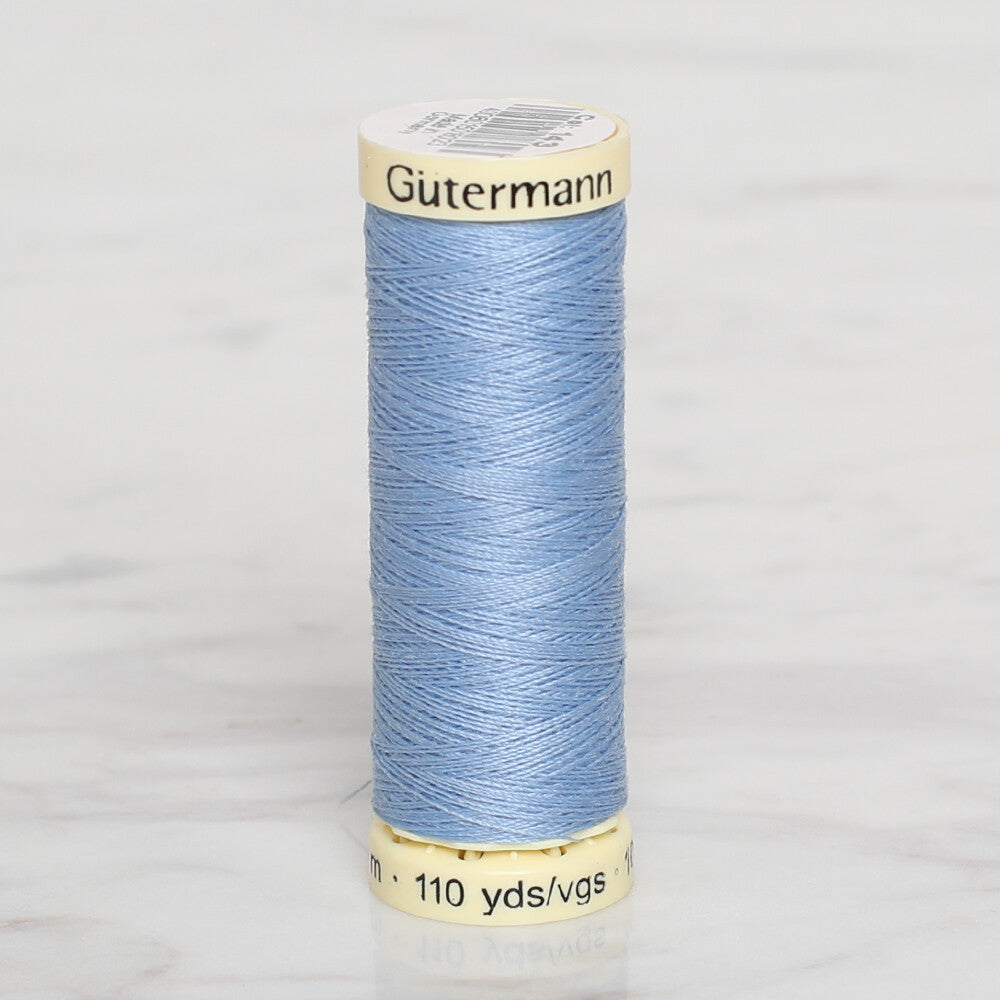Gütermann Sewing Thread, 30m, Light Blue - 143
