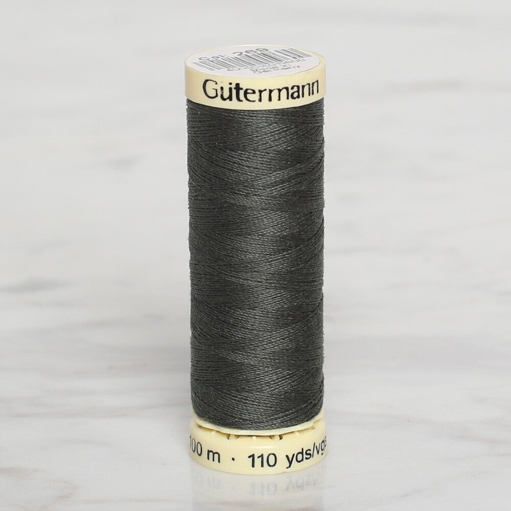 Gütermann Sewing Thread, 100m, Navy Green  - 269