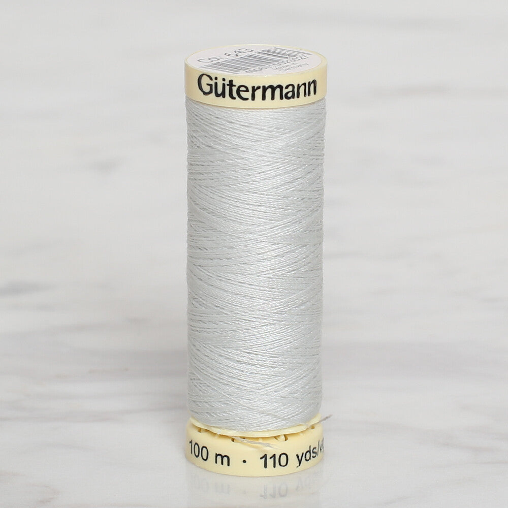Gütermann Sewing Thread, 100m, Light Grey - 643