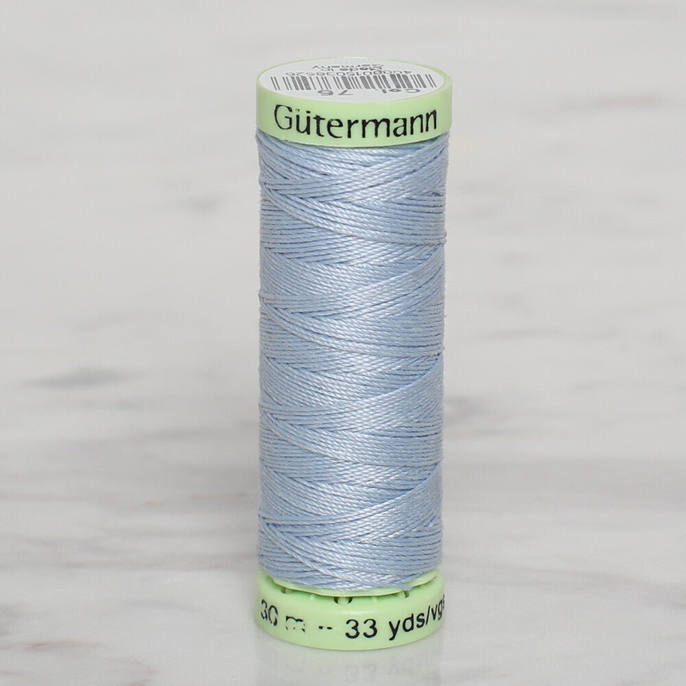 Gütermann Sewing Thread, 30m, Light Blue - 75