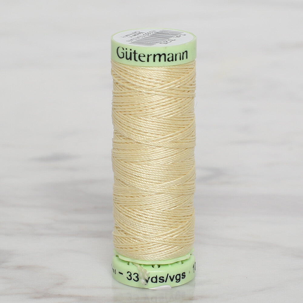 Gütermann Sewing Thread, 30m, Light Yellow - 325