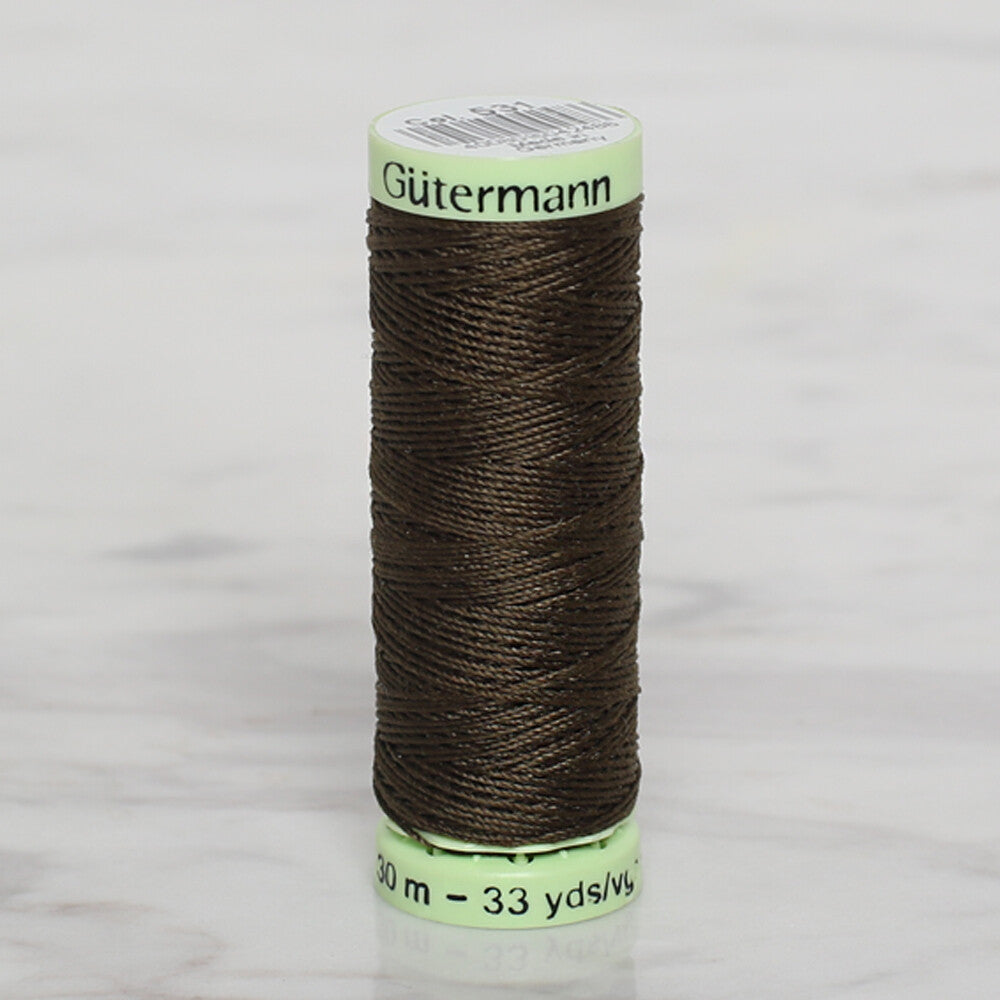 Gütermann Sewing Thread, 100m, Navy Green - 531