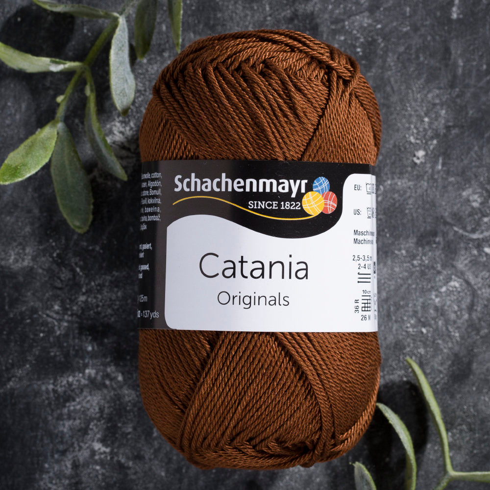 Schachenmayr Catania 50g Yarn, Brown - 9801210-00157