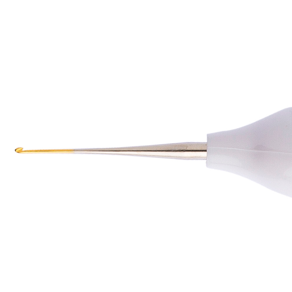 Addi Mini Addi Swing Mini N0:20 0.6 mm 16 cm Ergonomic Crochet Hook - 145-7