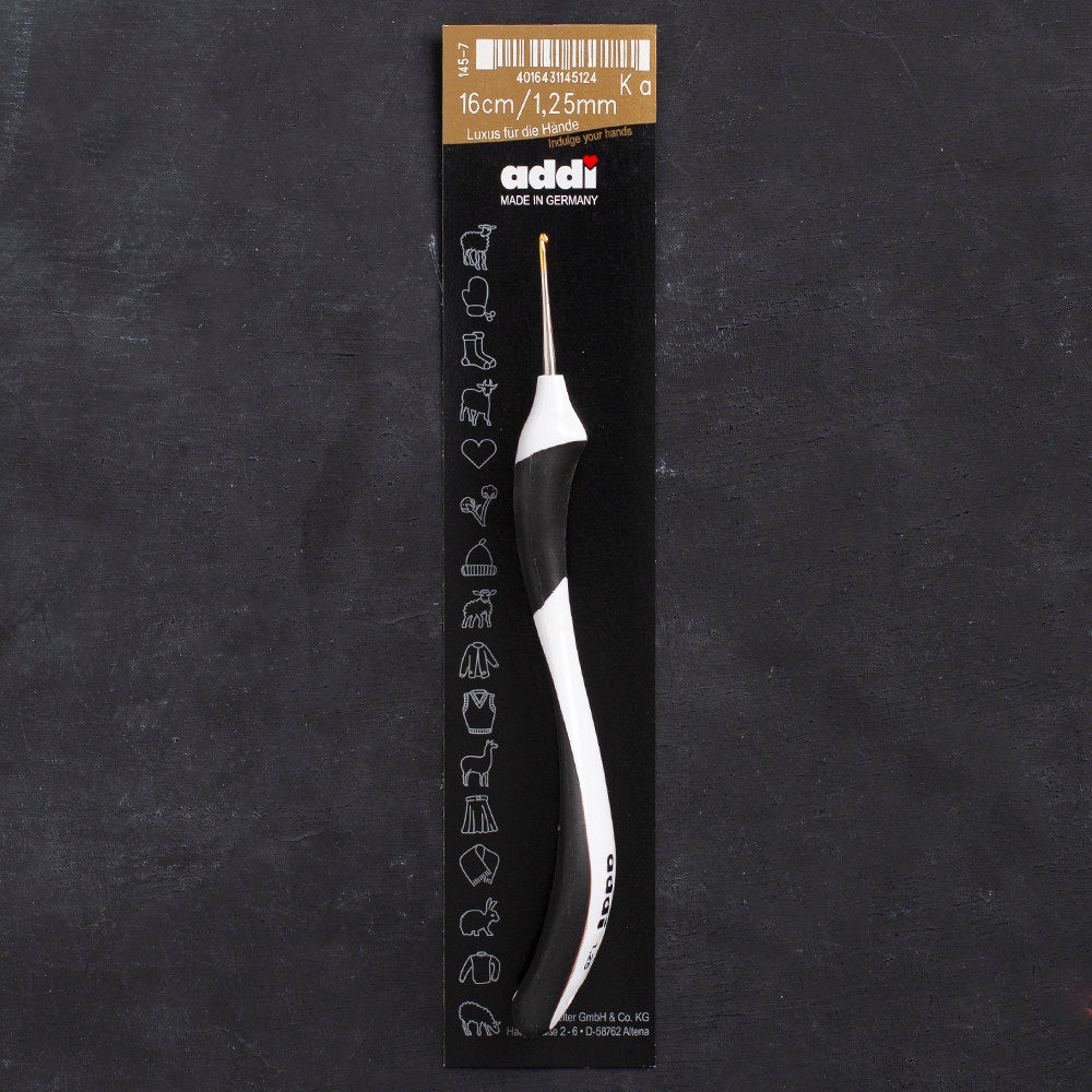 Addi Swing Mini No:8 1.25mm 16cm Ergonomic Crochet Hook - 145-7