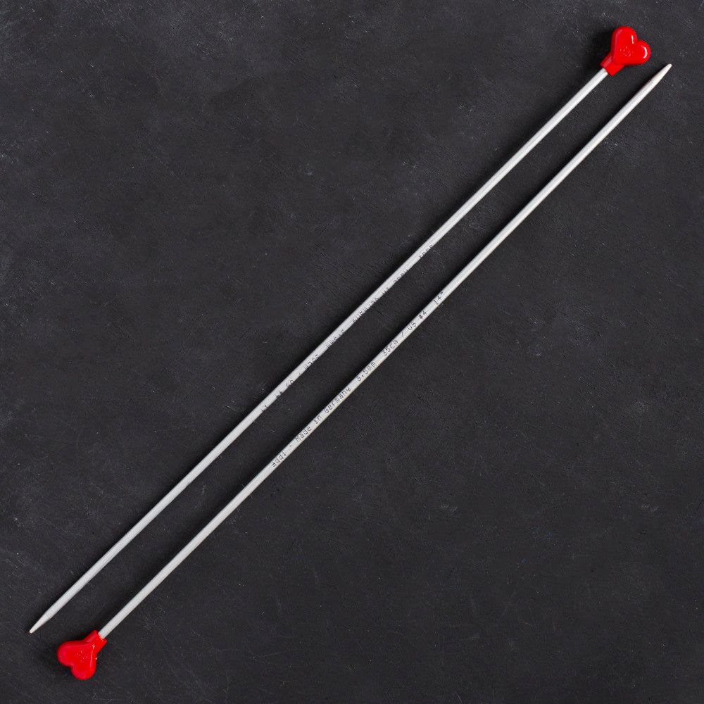 Addi 3.5 mm 35 cm Jacket Knitting Needles, Aluminium - 200-7/35/3.5